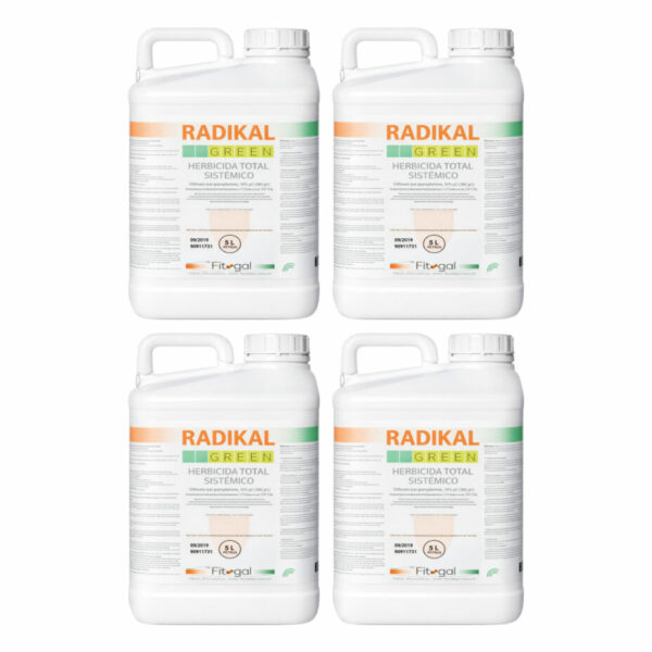 Unkrautvernichter RADIKAL 4×5 L – Glyphosat-Herbizid